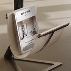 Modern Stainless Steel Saddle Leather Side Table - image 5