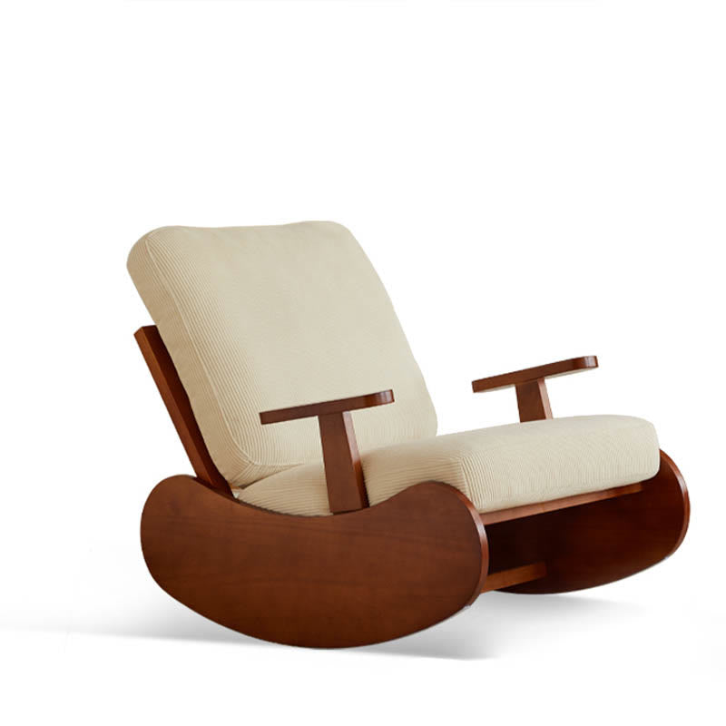 Single Corduroy Solid Wood Recliners