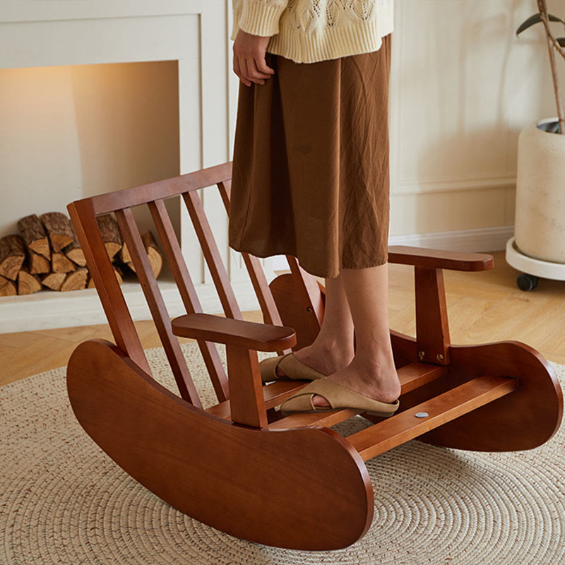 Single Corduroy Solid Wood Recliners - image 5