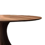 Mid-century Solid Wood Round Table - image 4