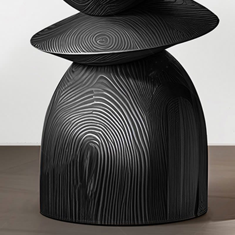 Solid Wood Round Dining Table With Shaped Base - image 10