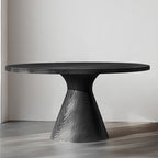 47" Living Room Farmhouse Style Circle Dining Table - image 4