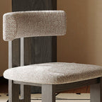 1x/2x Mid-century Linen Solid Wood Dining Chairs - image 6
