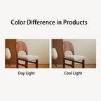 1x/2x Retro Style Solid Wood Backrest Dining Chair