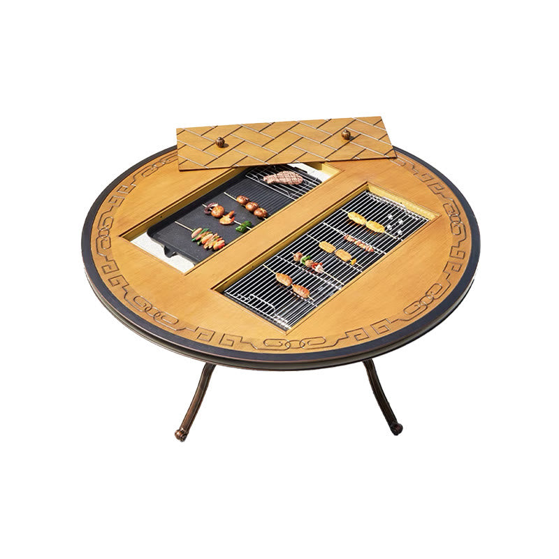 Outdoor Picnic Table Round Dining Table - image 1