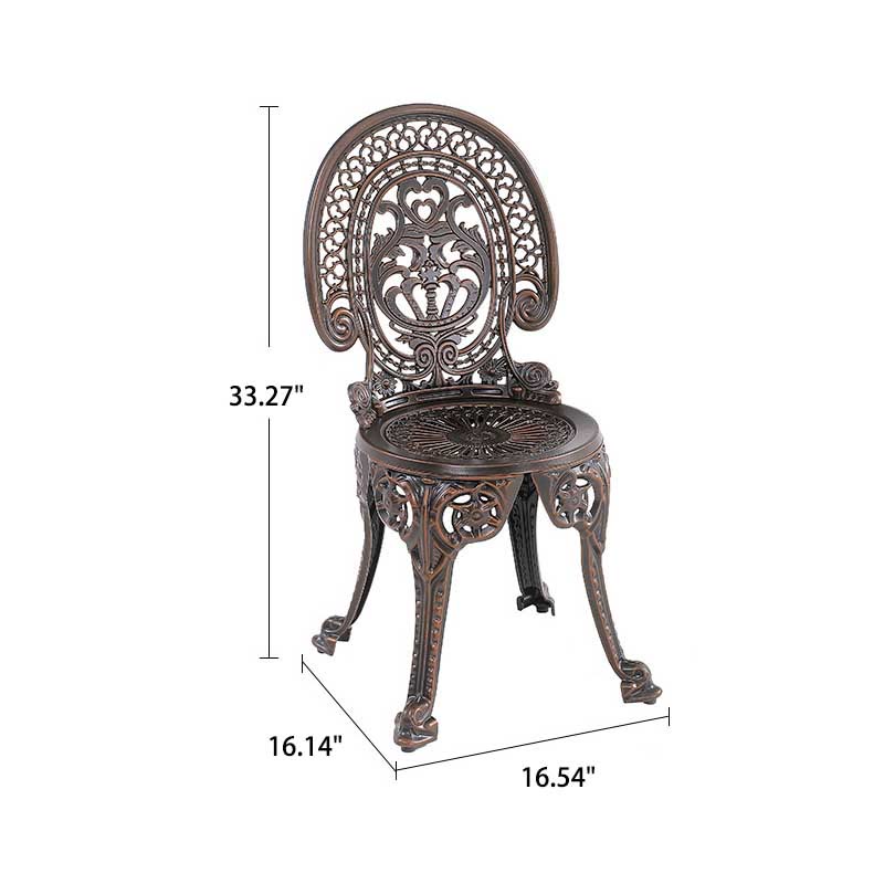 3PCS Outdoor Ice Bucket Table Round Dining Table Set - image 9