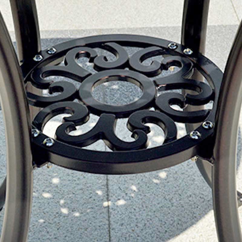 3PCS Outdoor Ice Bucket Table Round Dining Table Set