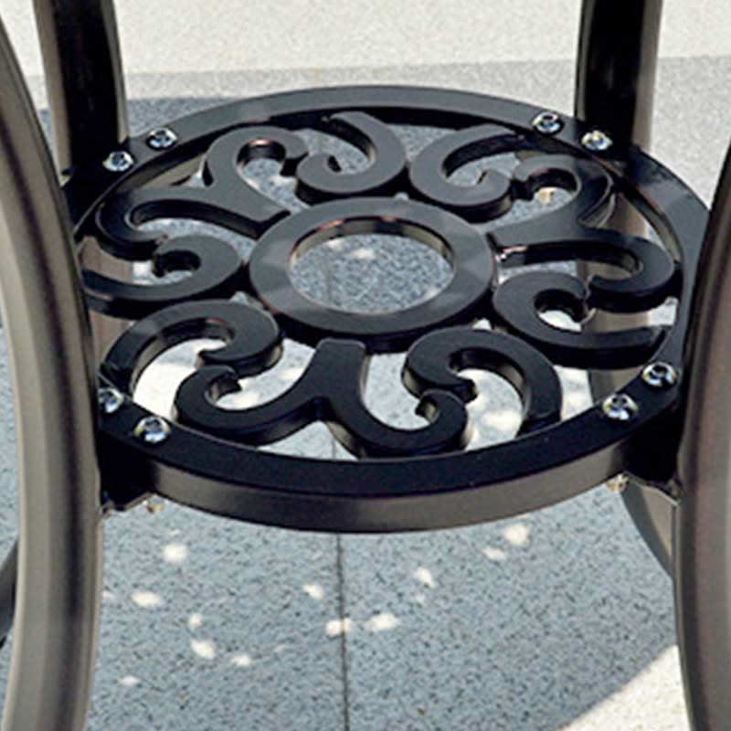 3PCS Bronze Outdoor Table And Chair Set