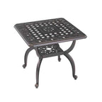 3PCS Bronze Outdoor Table And Chair Set - image 1