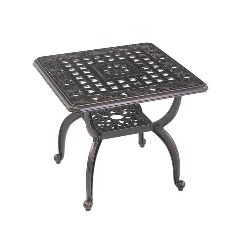 3PCS Bronze Outdoor Table And Chair Set - image 1