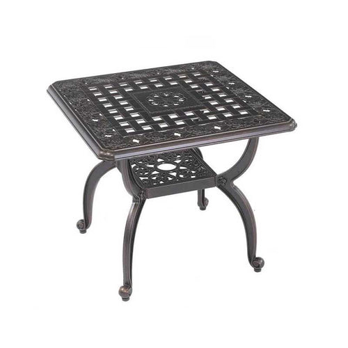 3PCS Bronze Outdoor Table And Chair Set - image 1