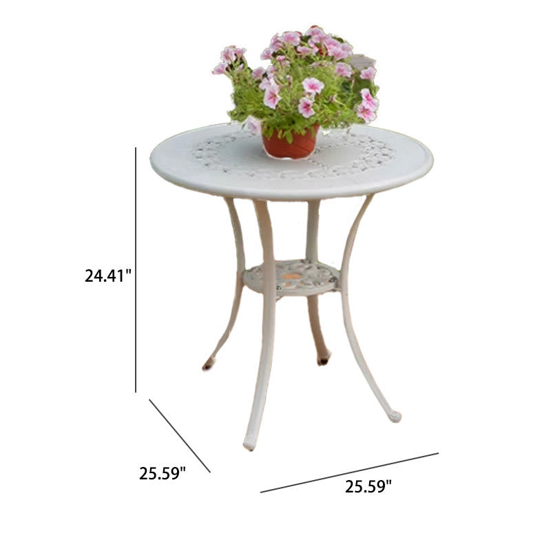 3PCS Garden Outdoor Patio Metal Dining Set