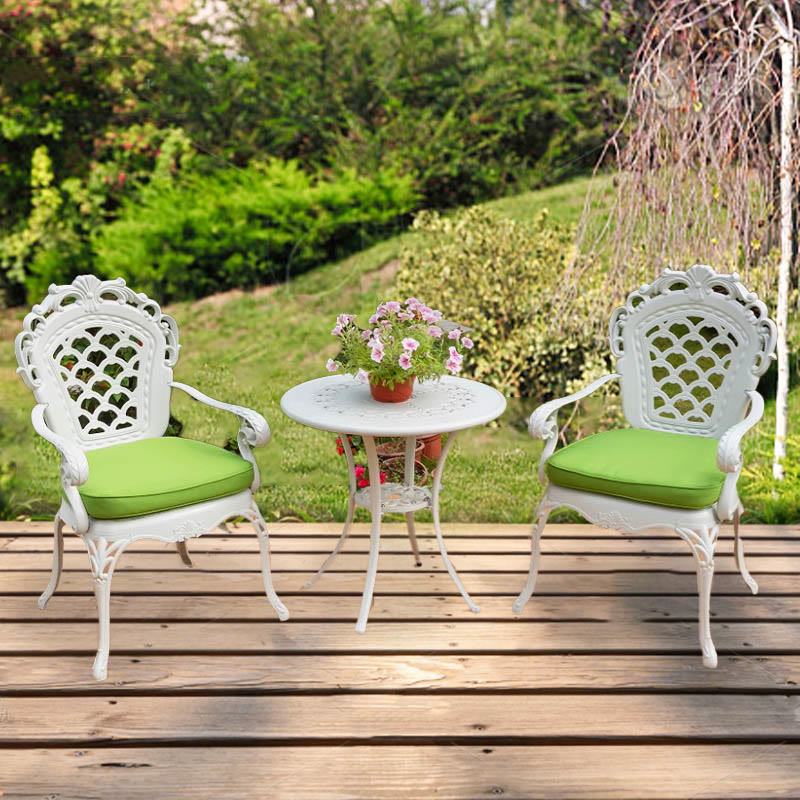 3PCS Garden Outdoor Patio Metal Dining Set - image 4