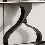 Curved Rock Stone Console Table - image 4