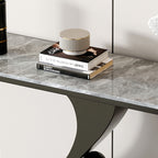 Curved Rock Stone Console Table - image 3