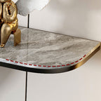Curved Rock Stone Console Table - image 5