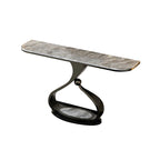 Curved Rock Stone Console Table - image 1