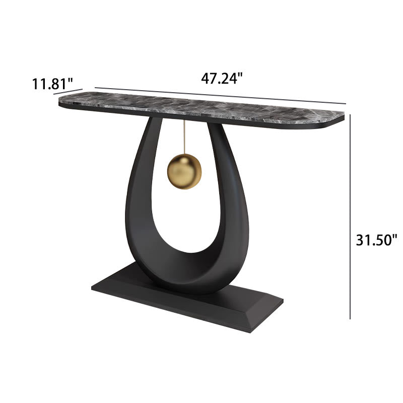 Hallway Slate Tabletop Console Table - image 11