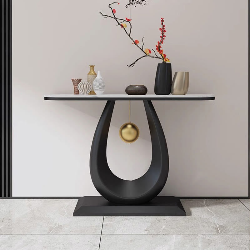 Hallway Slate Tabletop Console Table