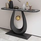 Hallway Slate Tabletop Console Table - Black+Gray - image 2