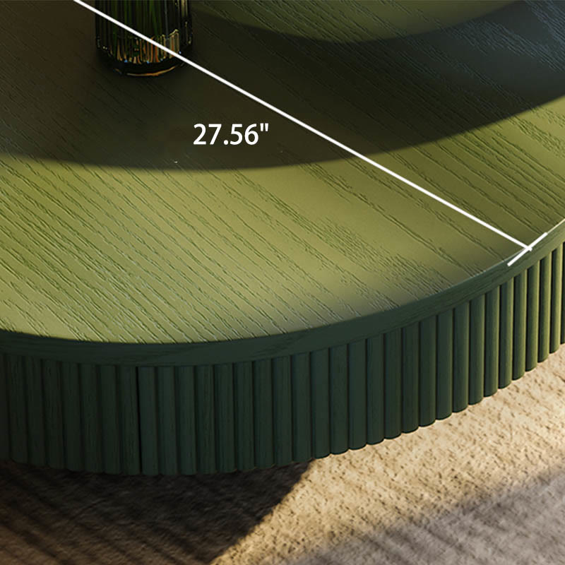 Solid Wood Line Pattern Coffee Table - image 7