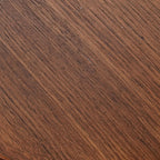 Round Solid Wood Rattan Coffee Table - image 7