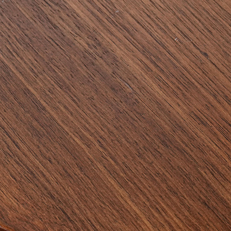 Round Solid Wood Rattan Coffee Table - image 7