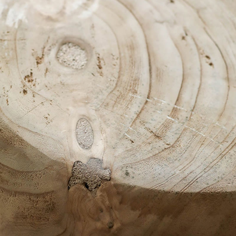 Solid Wood Small Size Mushroom Shape Side Table - image 7