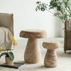 Solid Wood Small Size Mushroom Shape Side Table - image 5