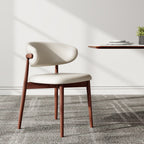 2x/4x/6x Curved Backrest Solid Wood Dining Chairs - image 1
