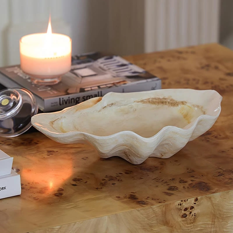 Retro Shell-shaped Fruit Plate Tray