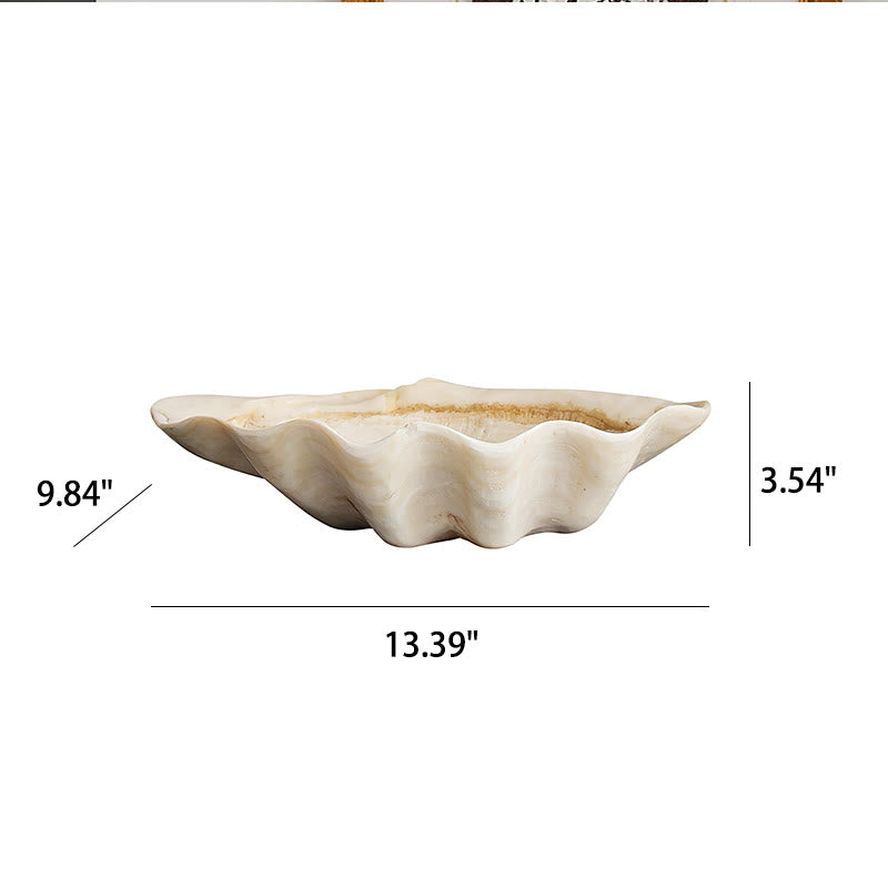 Retro Shell-shaped Fruit Plate Tray