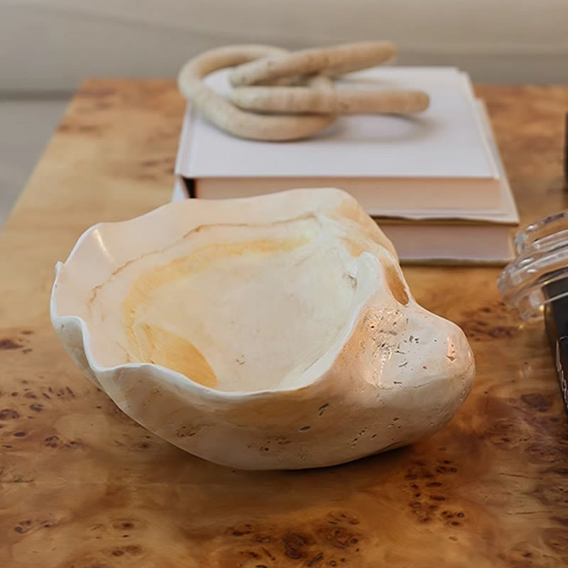 Retro Shell-shaped Fruit Plate Tray