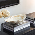 Retro Shell-shaped Fruit Plate Tray - Resin - White - image 0