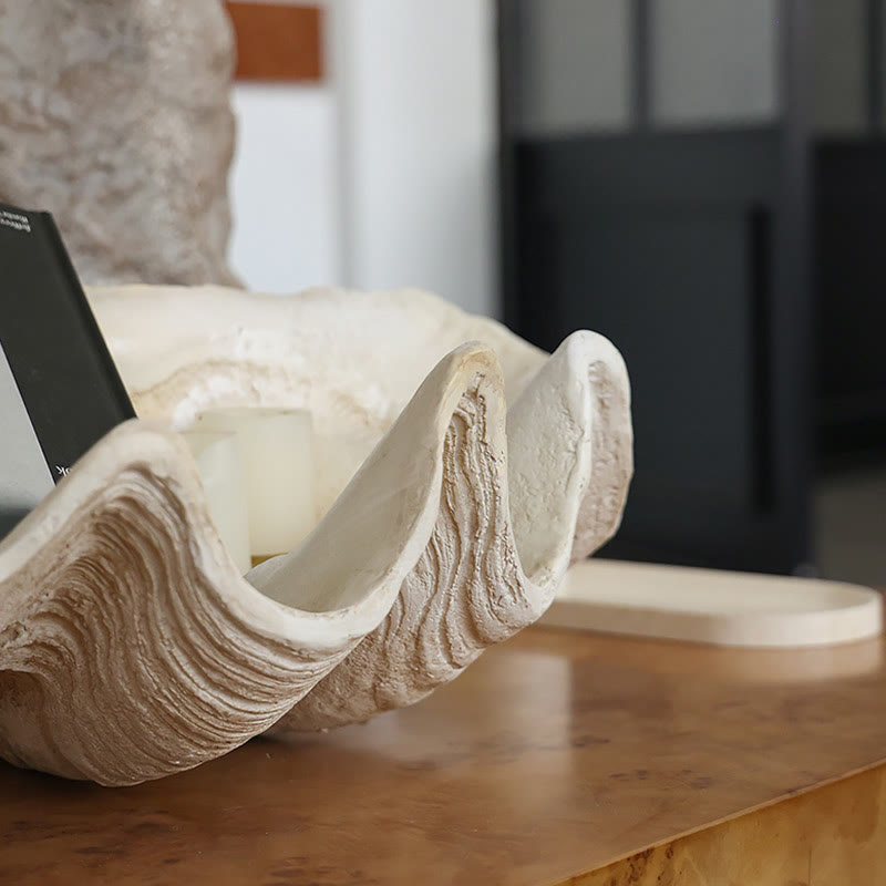 Retro Shell-shaped Fruit Plate Tray