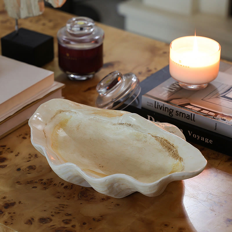 Retro Shell-shaped Fruit Plate Tray
