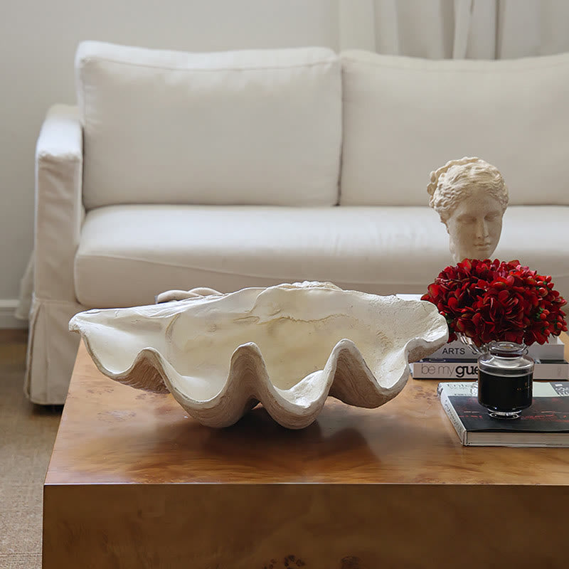 Retro Shell-shaped Fruit Plate Tray