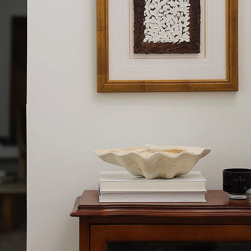 Retro Shell-shaped Fruit Plate Tray