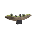 Mid-century Ship-shaped Sculpture Ornaments Plant Tray - image 1