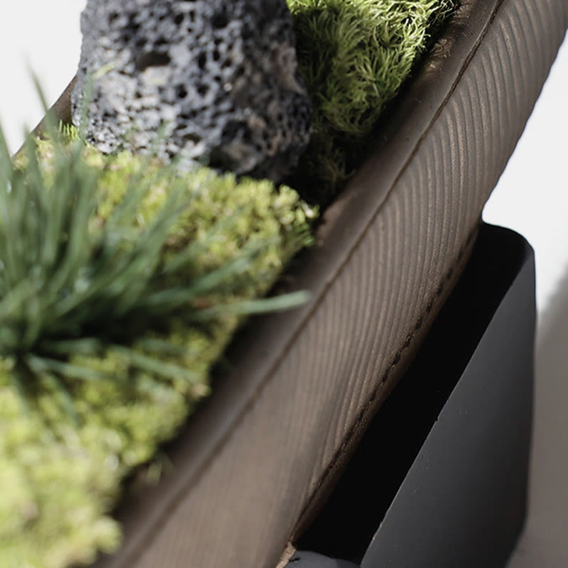 Mid-century Ship-shaped Sculpture Ornaments Plant Tray - image 6