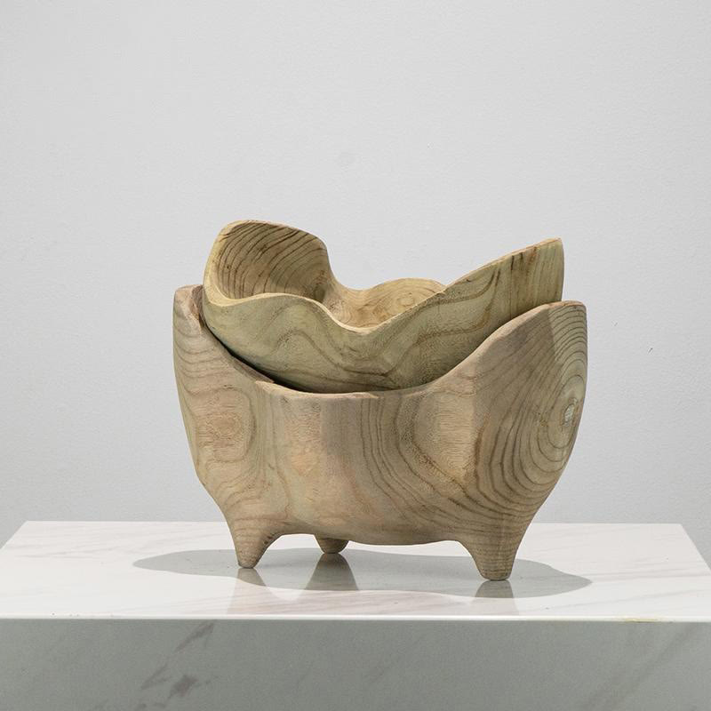 Vintage Shaped Wooden Tray - image 3