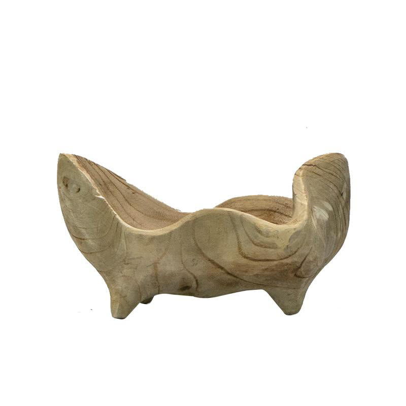 Vintage Shaped Wooden Tray - image 1