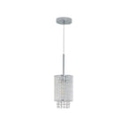 Modern Crystal Adjustable Pendant Light 3-pack  - image 1