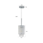 Modern Crystal Adjustable Pendant Light 3-pack  - image 8