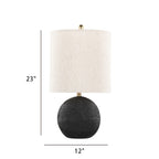 Natural Linen Shade Resin Table Lamp - Set Of 2 - image 5