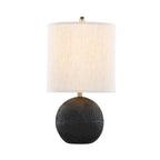 Natural Linen Shade Resin Table Lamp - Set Of 2 - image 3