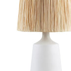 23" Ceramic White Bedside Table Lamp  - image 6