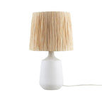 23" Ceramic White Bedside Table Lamp  - image 1