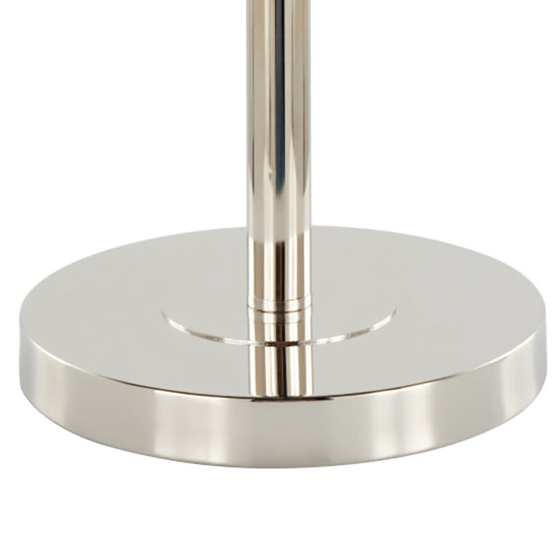 30" Metal Table Lamp With Grey Linen Shade - image 6