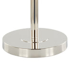 30" Metal Table Lamp With Grey Linen Shade - image 6